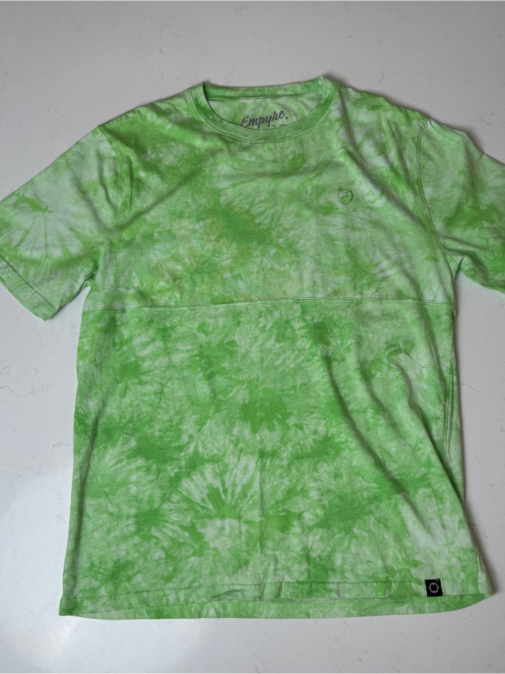 Empyre Kids Lime Green Tie-Dye Short Sleeve Tee